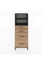 Hyperion Dolap 2 Raflı 4 Çekmeceli 60x44x163 - S53M066V6B