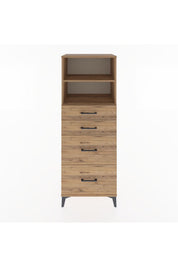 Hyperion Dolap 2 Raflı 4 Çekmeceli 60x44x163 - S53M066V9B