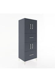 Hyperion Dolap 3 Raflı 2 Çekmeceli 4 Kapaklı 60x44x163 - S53M067V5B