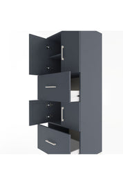 Hyperion Dolap 3 Raflı 2 Çekmeceli 4 Kapaklı 60x44x163 - S53M067V5B