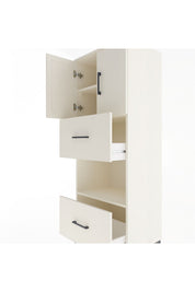 Hyperion Dolap 3 Raflı 2 Çekmeceli 2 Kapaklı 60x44x163 - S53M069V1B