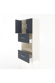 Hyperion Dolap 3 Raflı 2 Çekmeceli 2 Kapaklı 60x44x163 - S53M069V2B