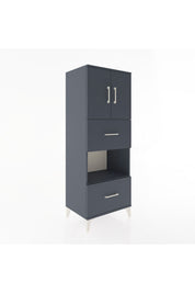 Hyperion Dolap 3 Raflı 2 Çekmeceli 2 Kapaklı 60x44x163 - S53M069V5B