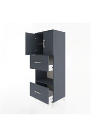Hyperion Dolap 3 Raflı 2 Çekmeceli 2 Kapaklı 60x44x163 - S53M069V5B