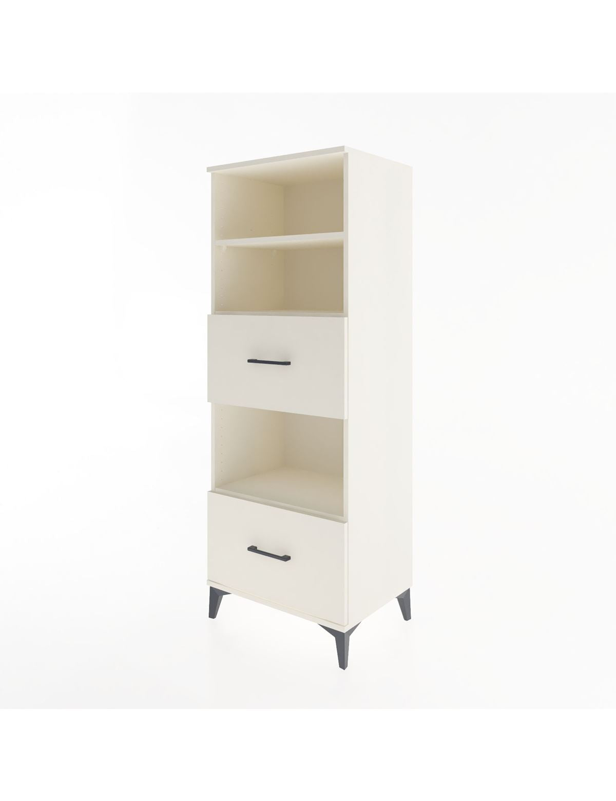 Hyperion Dolap 3 Raflı 2 Çekmeceli 60x44x163 - S53M070V1B