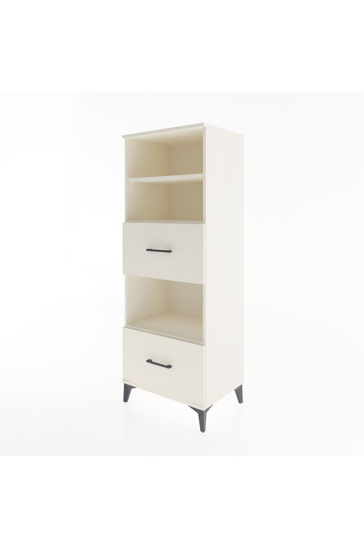 Hyperion Dolap 3 Raflı 2 Çekmeceli 60x44x163 - S53M070V1B