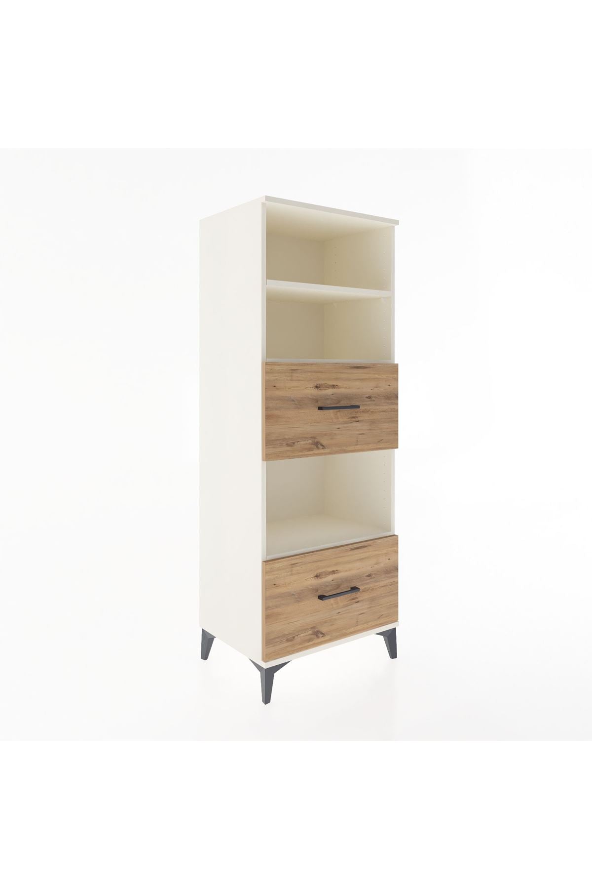 Hyperion Dolap 3 Raflı 2 Çekmeceli 60x44x163 - S53M070V3B