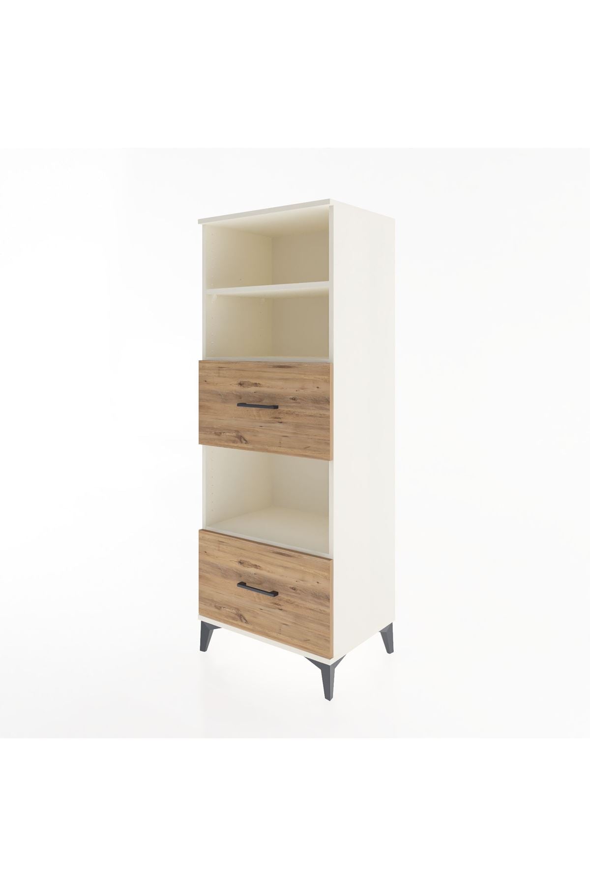 Hyperion Dolap 3 Raflı 2 Çekmeceli 60x44x163 - S53M070V3B