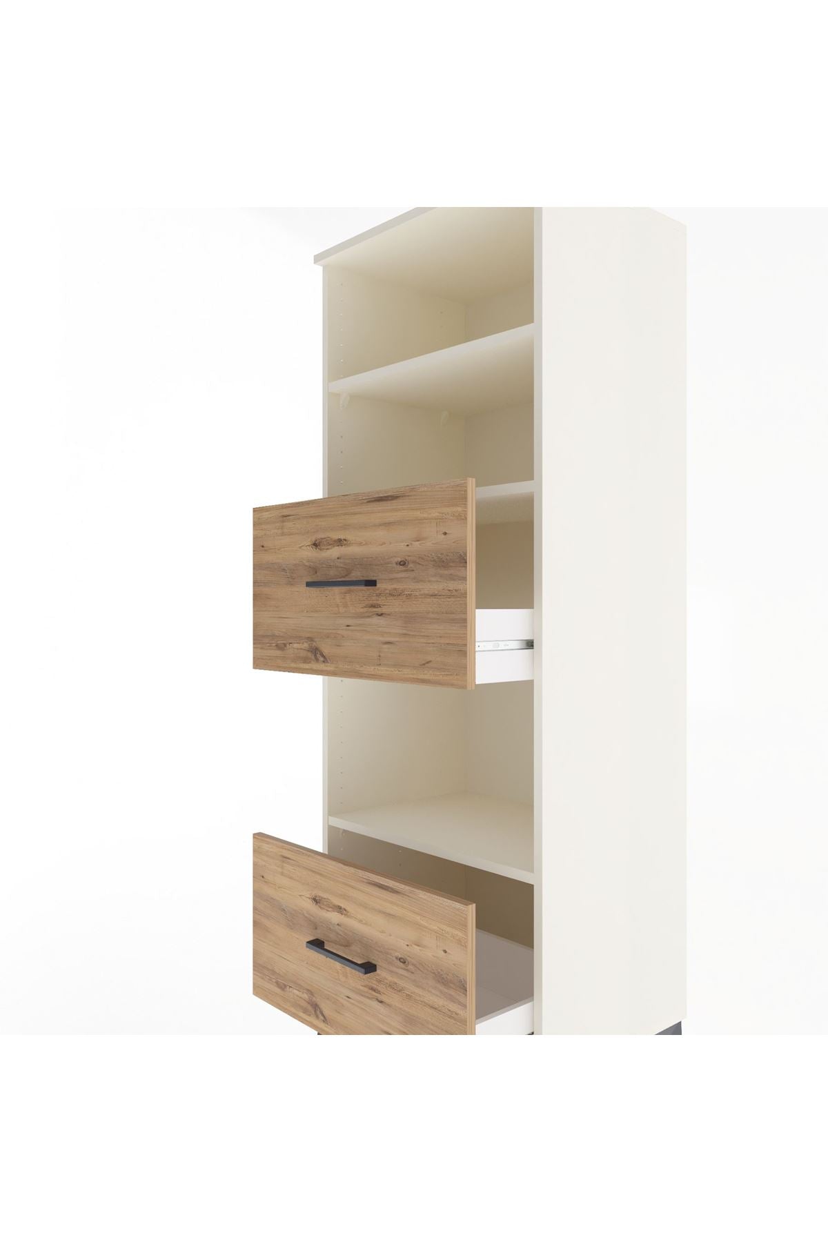 Hyperion Dolap 3 Raflı 2 Çekmeceli 60x44x163 - S53M070V3B