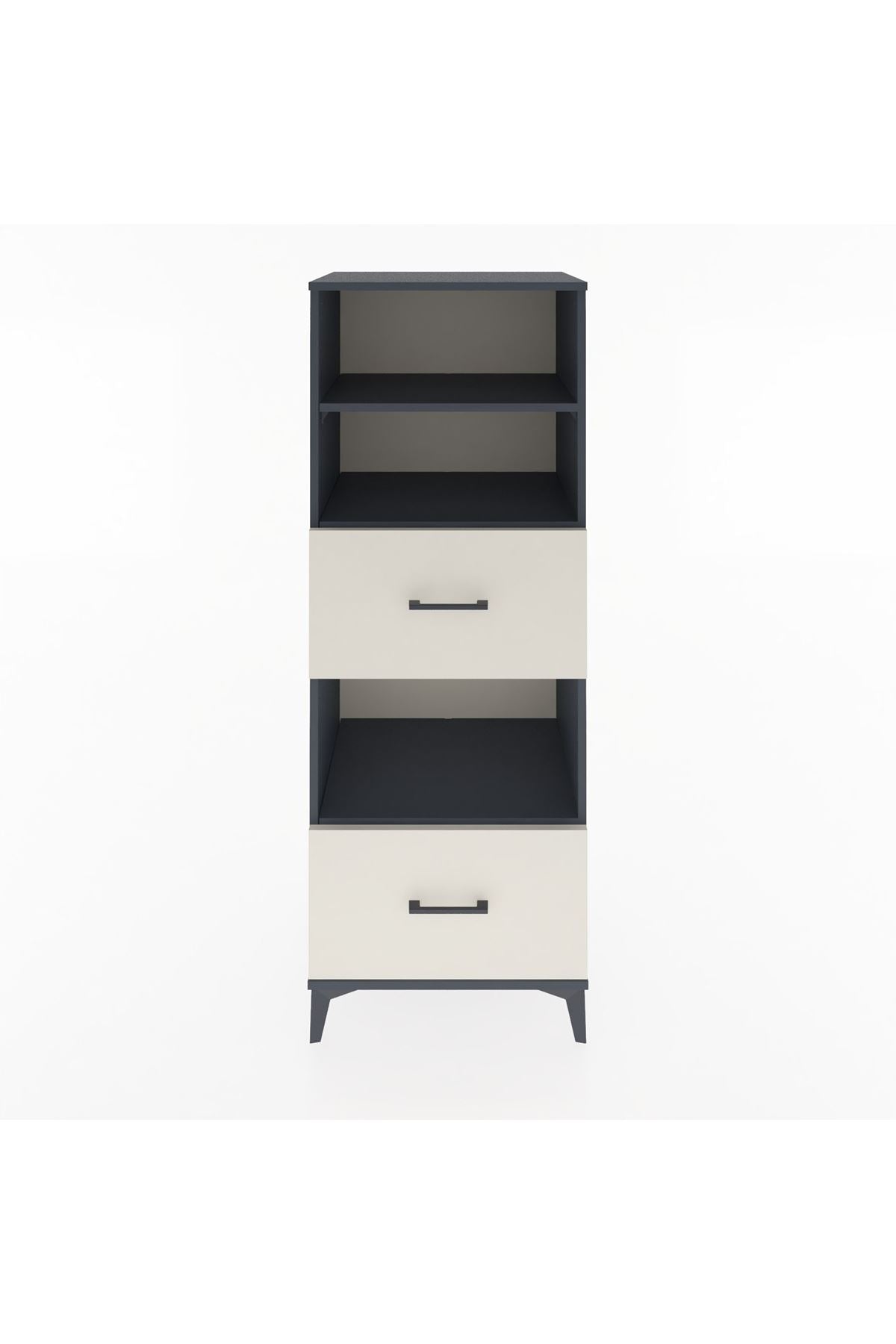 Hyperion Dolap 3 Raflı 2 Çekmeceli 60x44x163 - S53M070V4B