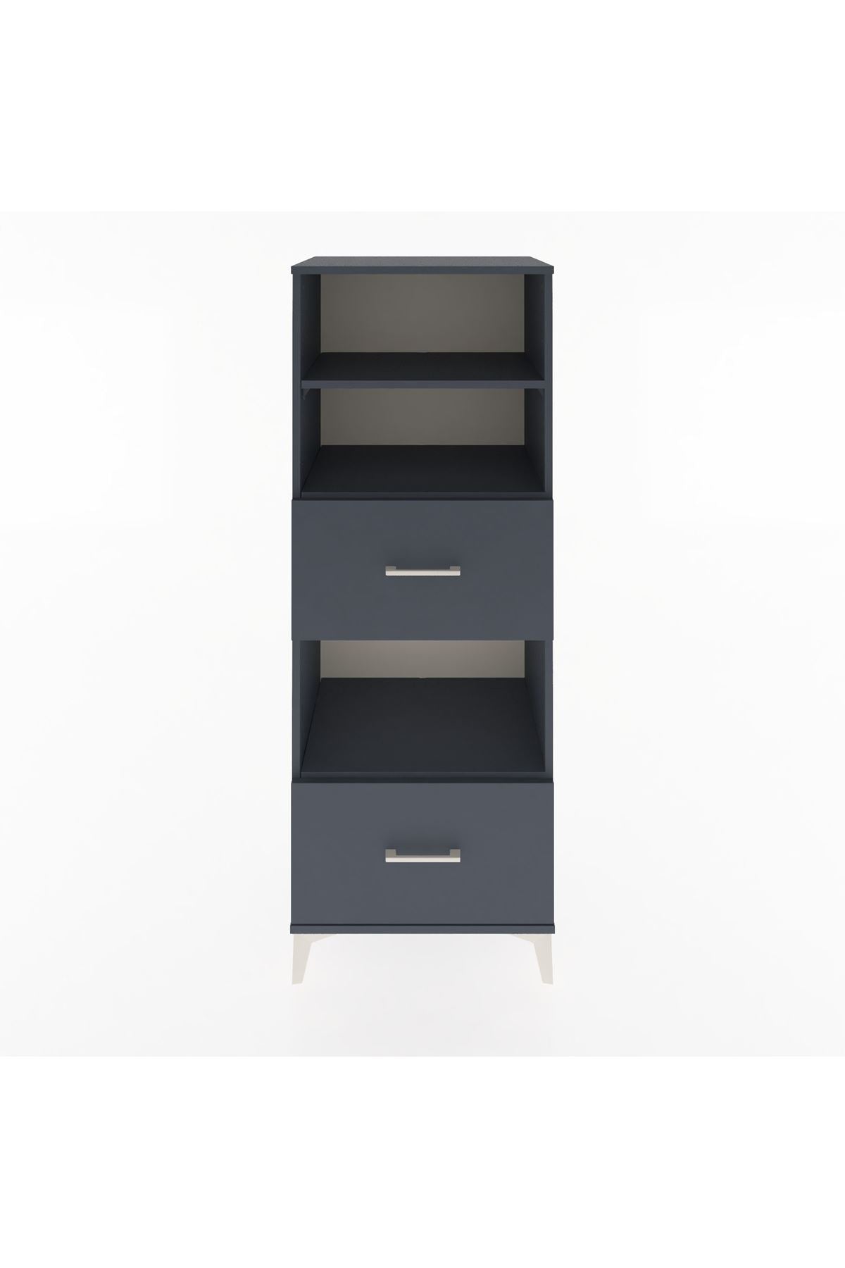 Hyperion Dolap 3 Raflı 2 Çekmeceli 60x44x163 - S53M070V5B