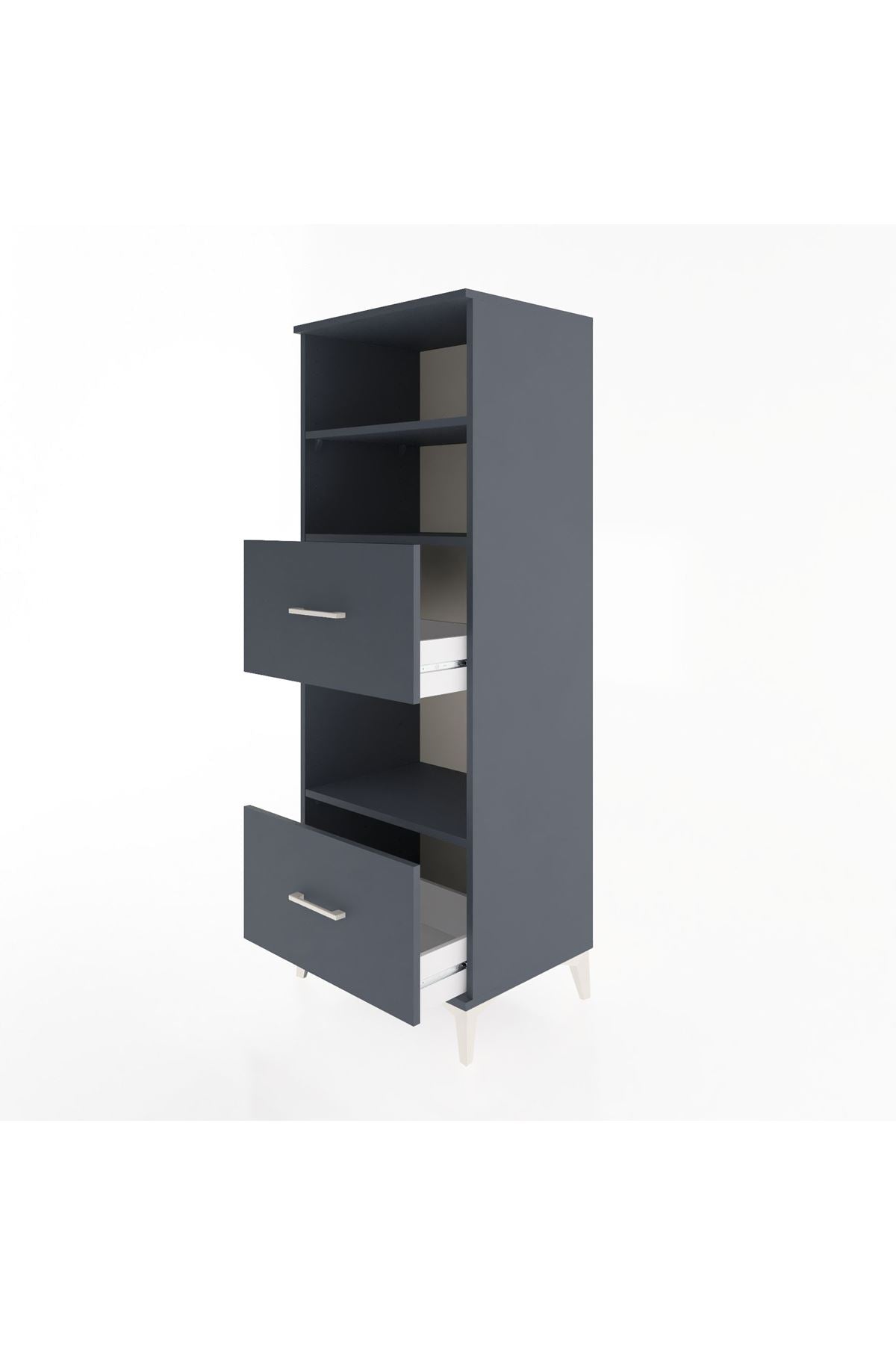 Hyperion Dolap 3 Raflı 2 Çekmeceli 60x44x163 - S53M070V5B