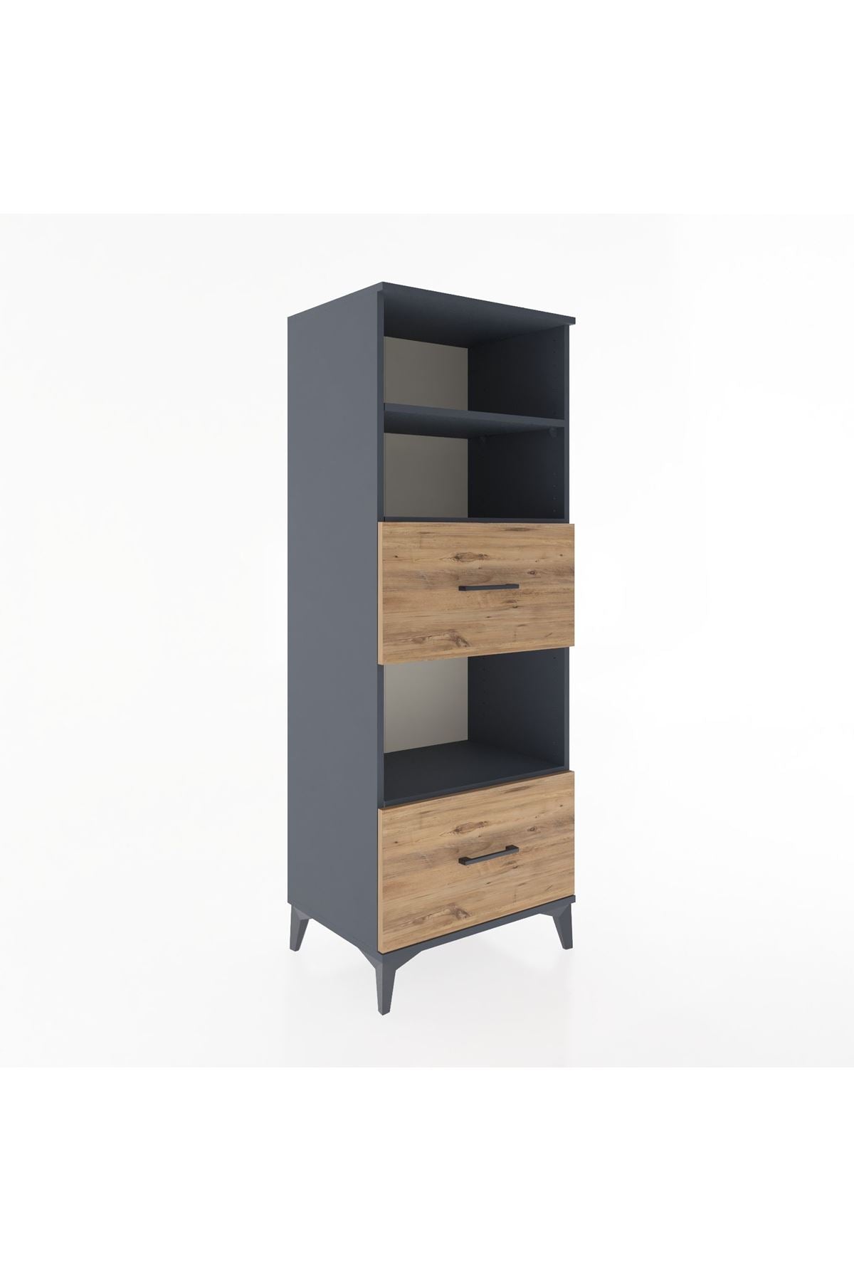 Hyperion Dolap 3 Raflı 2 Çekmeceli 60x44x163 - S53M070V6B