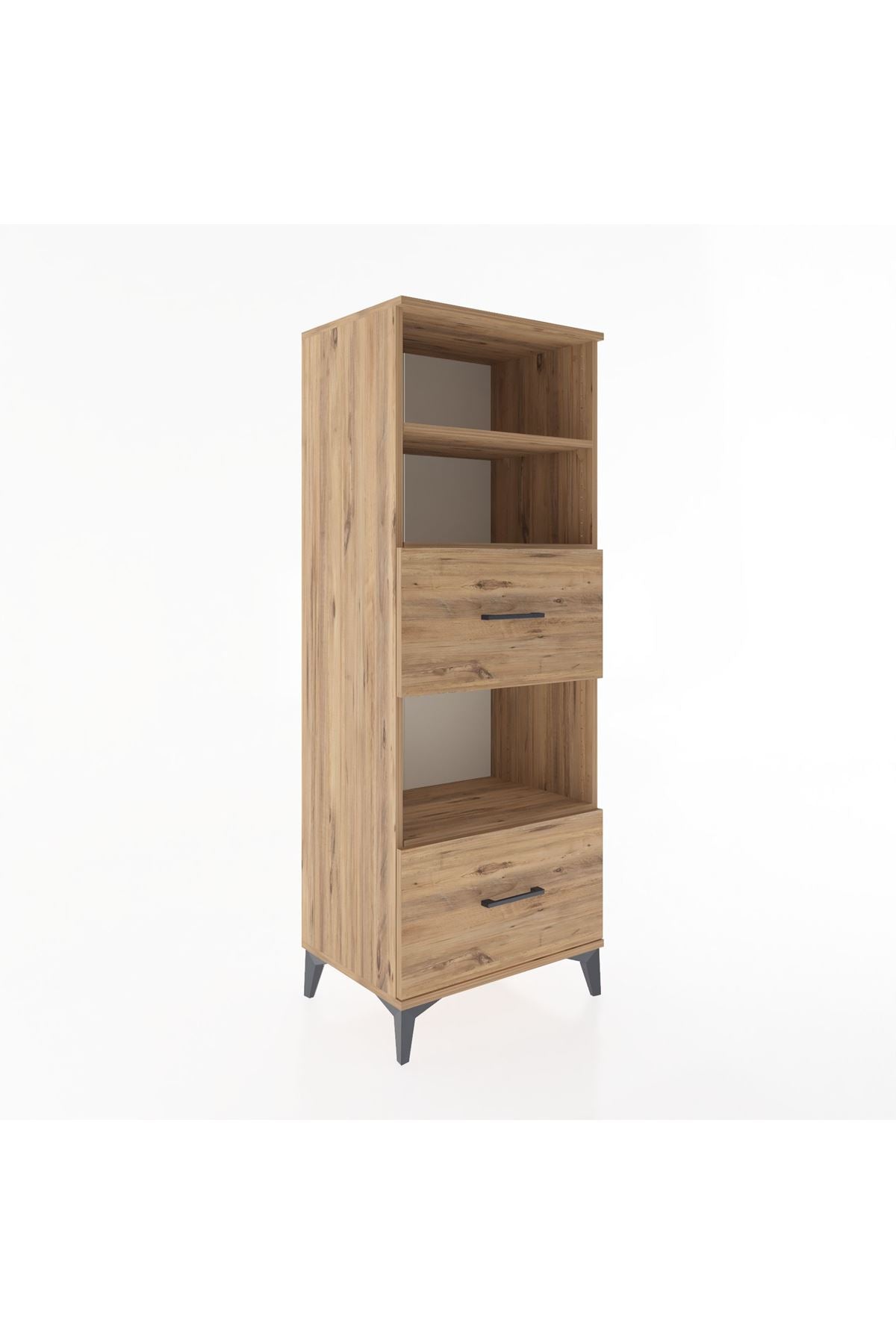 Hyperion Dolap 3 Raflı 2 Çekmeceli 60x44x163 - S53M070V9B