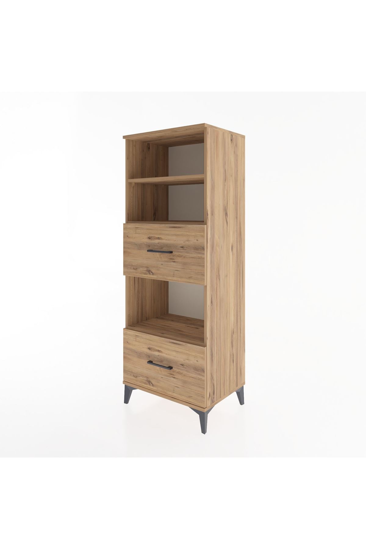 Hyperion Dolap 3 Raflı 2 Çekmeceli 60x44x163 - S53M070V9B
