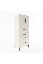 Hyperion Dolap 2 Raflı 4 Çekmeceli 2 Kapaklı 60x44x163 - S53M071V1B