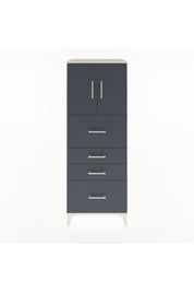 Hyperion Dolap 2 Raflı 4 Çekmeceli 2 Kapaklı 60x44x163 - S53M071V2B