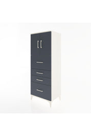 Hyperion Dolap 2 Raflı 4 Çekmeceli 2 Kapaklı 60x44x163 - S53M071V2B