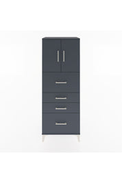 Hyperion Dolap 2 Raflı 4 Çekmeceli 2 Kapaklı 60x44x163 - S53M071V5B