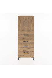 Hyperion Dolap 2 Raflı 4 Çekmeceli 2 Kapaklı 60x44x163 - S53M071V9B