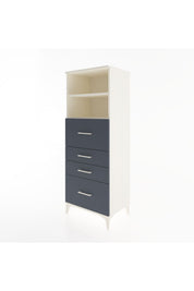 Hyperion Dolap 2 Raflı 4 Çekmeceli 60x44x163 - S53M072V2B