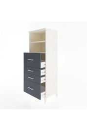 Hyperion Dolap 2 Raflı 4 Çekmeceli 60x44x163 - S53M072V2B
