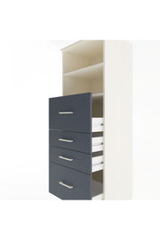 Hyperion Dolap 2 Raflı 4 Çekmeceli 60x44x163 - S53M072V2B