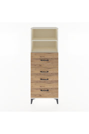 Hyperion Dolap 2 Raflı 4 Çekmeceli 60x44x163 - S53M072V3B