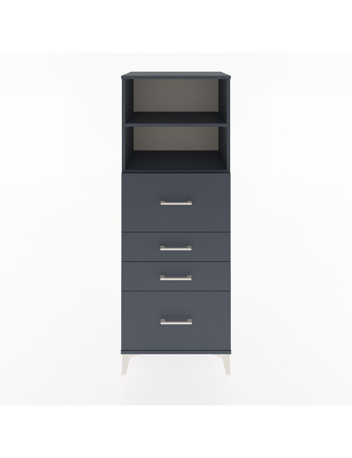 Hyperion Dolap 2 Raflı 4 Çekmeceli 60x44x163 - S53M072V5B