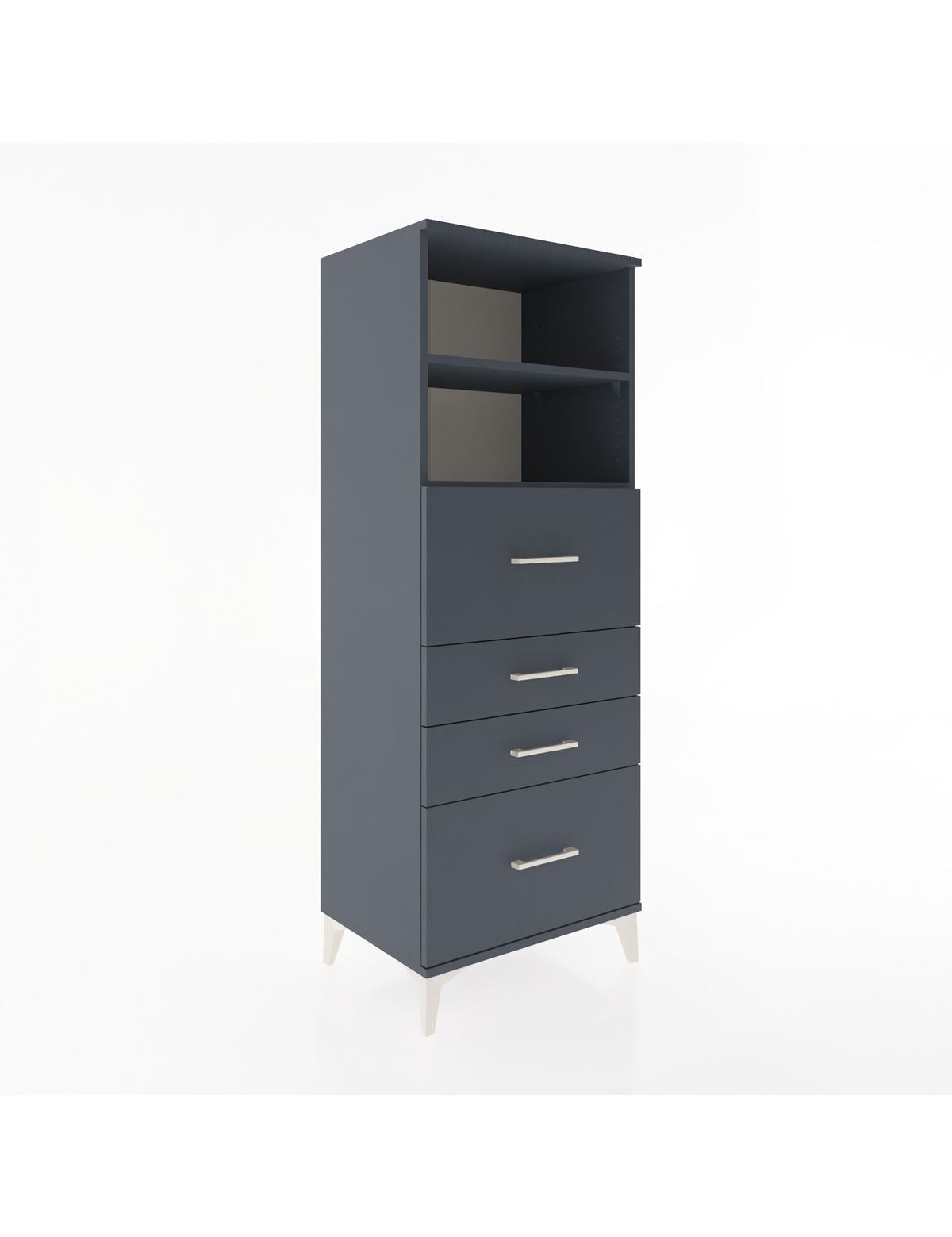 Hyperion Dolap 2 Raflı 4 Çekmeceli 60x44x163 - S53M072V5B