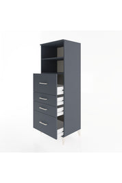 Hyperion Dolap 2 Raflı 4 Çekmeceli 60x44x163 - S53M072V5B