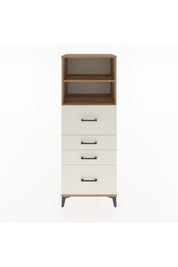 Hyperion Dolap 2 Raflı 4 Çekmeceli 60x44x163 - S53M072V7B