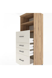 Hyperion Dolap 2 Raflı 4 Çekmeceli 60x44x163 - S53M072V7B