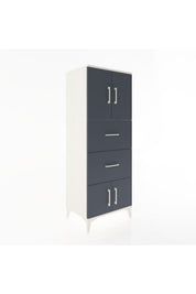 Hyperion Dolap 2 Raflı 2 Çekmeceli 4 Kapaklı 60x44x163 - S53M073V2B