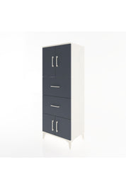 Hyperion Dolap 2 Raflı 2 Çekmeceli 4 Kapaklı 60x44x163 - S53M073V2B