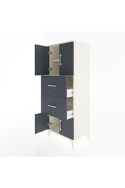 Hyperion Dolap 2 Raflı 2 Çekmeceli 4 Kapaklı 60x44x163 - S53M073V2B