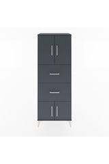 Hyperion Dolap 2 Raflı 2 Çekmeceli 4 Kapaklı 60x44x163