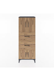 Hyperion Dolap 2 Raflı 2 Çekmeceli 4 Kapaklı 60x44x163 - S53M073V6B