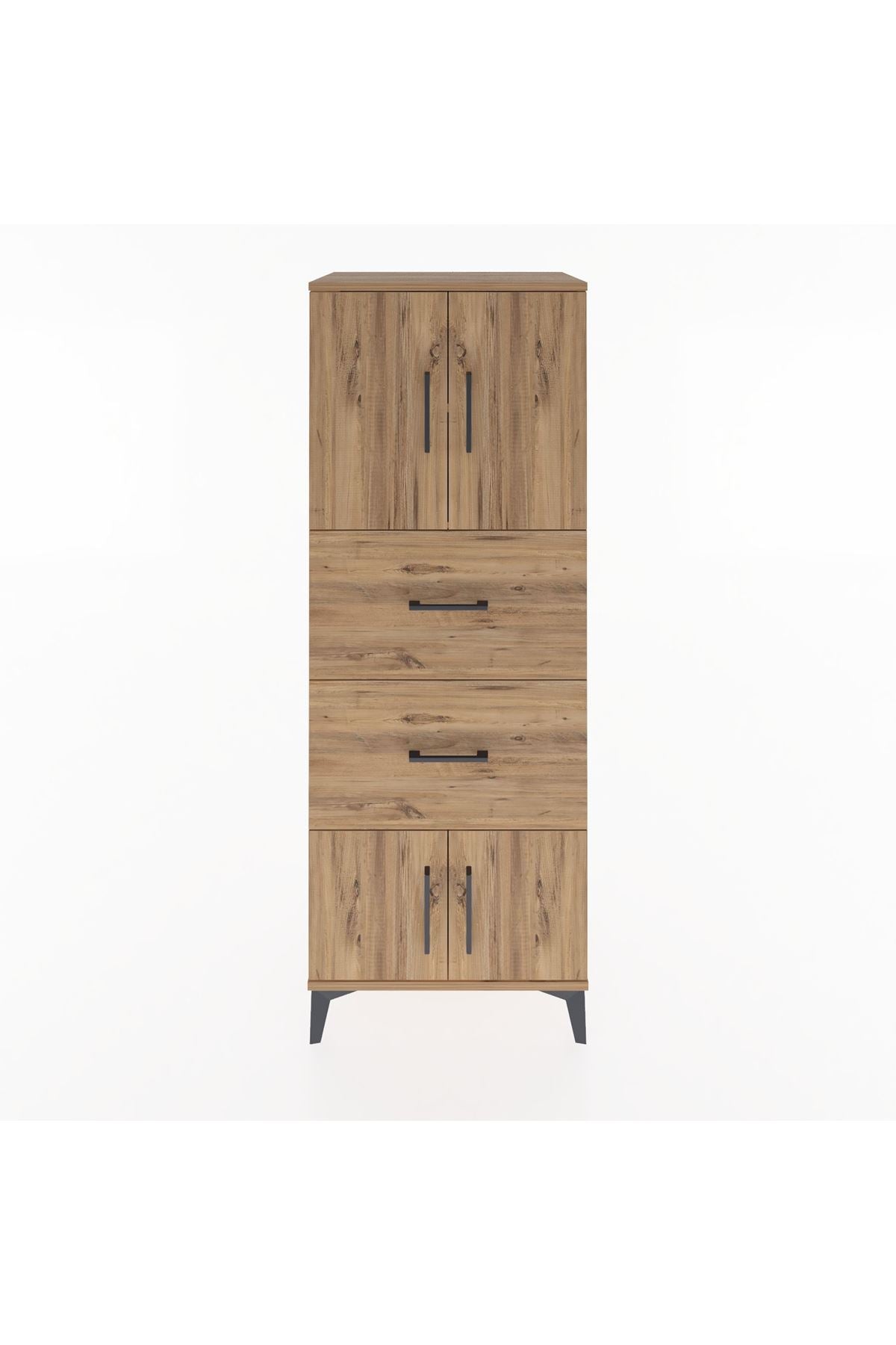 Hyperion Dolap 2 Raflı 2 Çekmeceli 4 Kapaklı 60x44x163 - S53M073V9B
