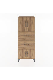 Hyperion Dolap 2 Raflı 2 Çekmeceli 4 Kapaklı 60x44x163 - S53M073V9B