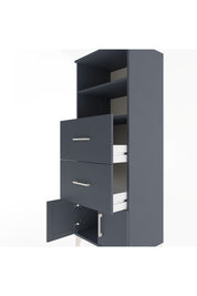 Hyperion Dolap 2 Raflı 2 Çekmeceli 2 Kapaklı 60x44x163 - S53M074V5B