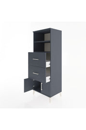 Hyperion Dolap 2 Raflı 2 Çekmeceli 2 Kapaklı 60x44x163 - S53M074V5B