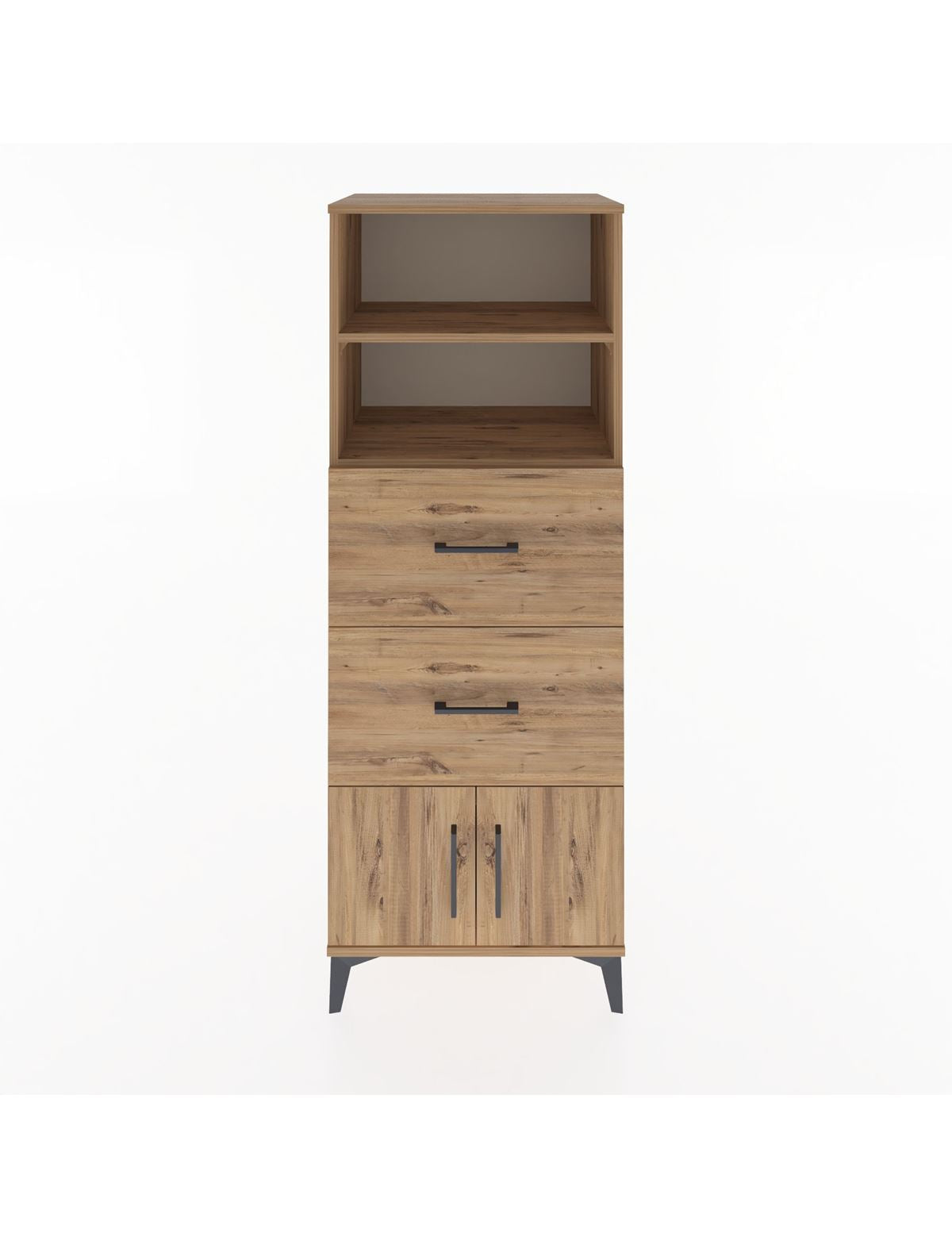 Hyperion Dolap 2 Raflı 2 Çekmeceli 2 Kapaklı 60x44x163 - S53M074V9B