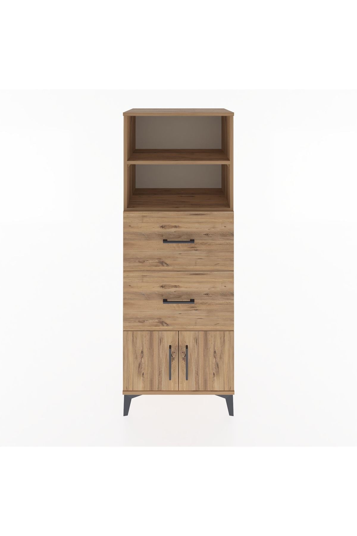 Hyperion Dolap 2 Raflı 2 Çekmeceli 2 Kapaklı 60x44x163 - S53M074V9B