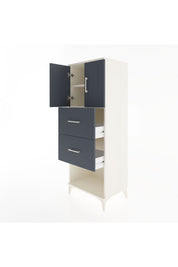 Hyperion Dolap 2 Raflı 2 Çekmeceli 2 Kapaklı 60x44x163 - S53M075V2B