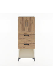 Hyperion Dolap 2 Raflı 2 Çekmeceli 2 Kapaklı 60x44x163 - S53M075V3B