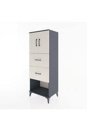 Hyperion Dolap 2 Raflı 2 Çekmeceli 2 Kapaklı 60x44x163 - S53M075V4B