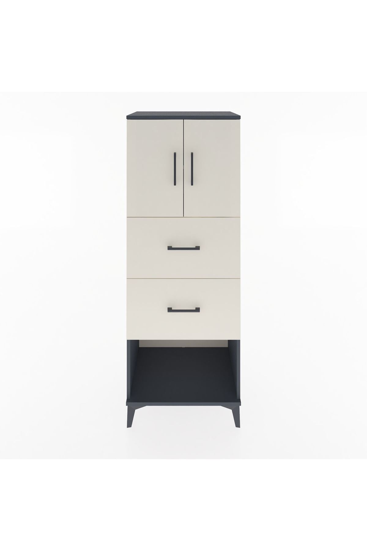 Hyperion Dolap 2 Raflı 2 Çekmeceli 2 Kapaklı 60x44x163 - S53M075V4B