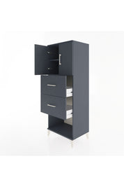 Hyperion Dolap 2 Raflı 2 Çekmeceli 2 Kapaklı 60x44x163 - S53M075V5B