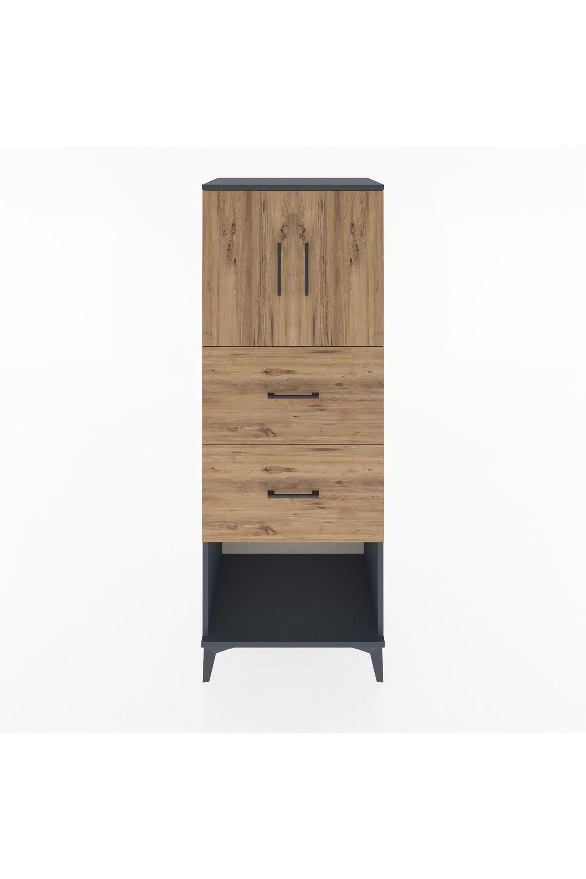 Hyperion Dolap 2 Raflı 2 Çekmeceli 2 Kapaklı 60x44x163 - S53M075V6B